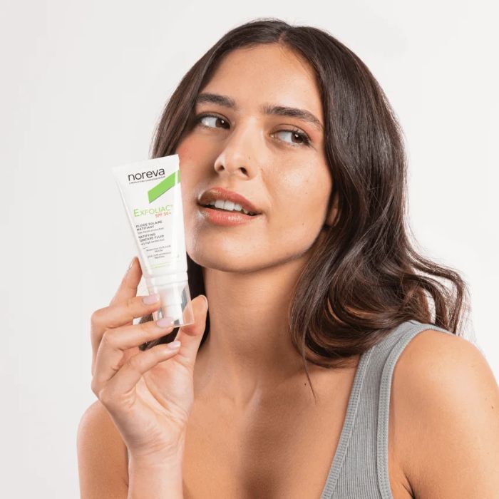 Noreva Exfoliac Matifying (Spf 50+) Suncare Fluid  40ml