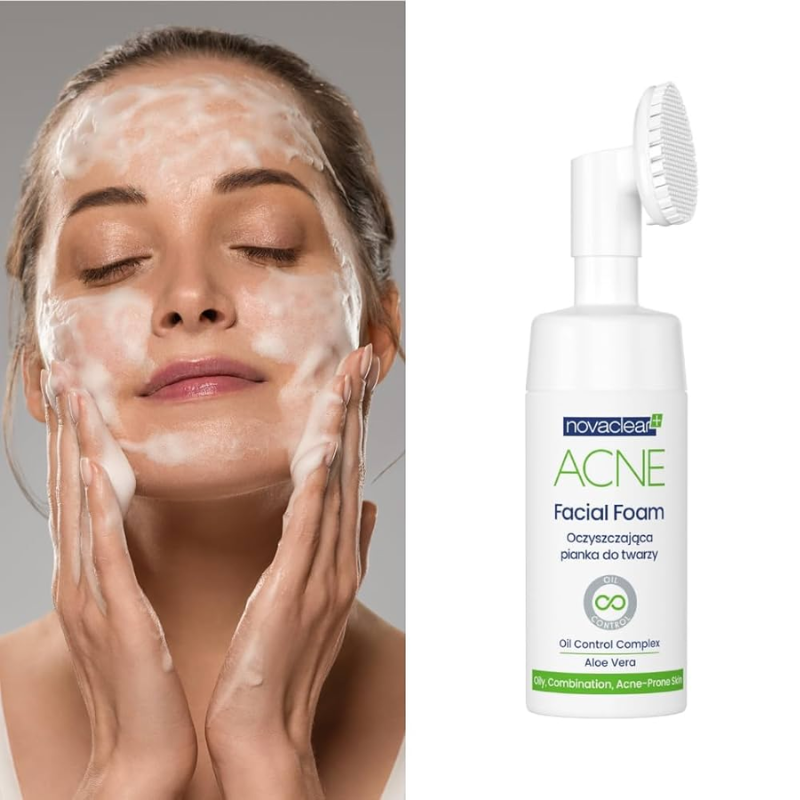 Novaclear Acnekit Facial Foam 100ml, Toner 150ml, Cream 40ml