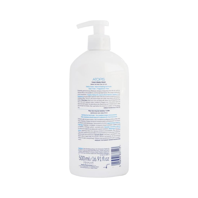Novaclear Atopis Face & Body Wash 500 ML