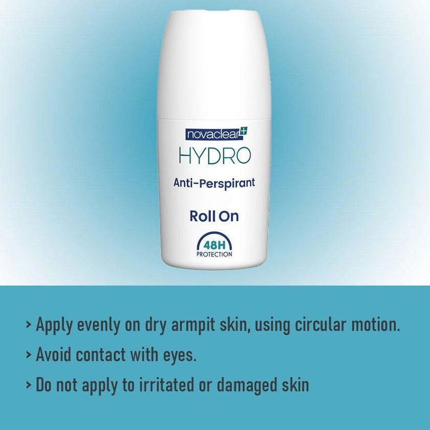 Novaclear Hydro Anti-Perspirant Roll On 48h 50ml 1+1