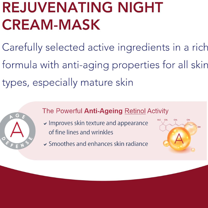 Novaclear Retinol Rejuvenating Night Cream-Mask 50ml