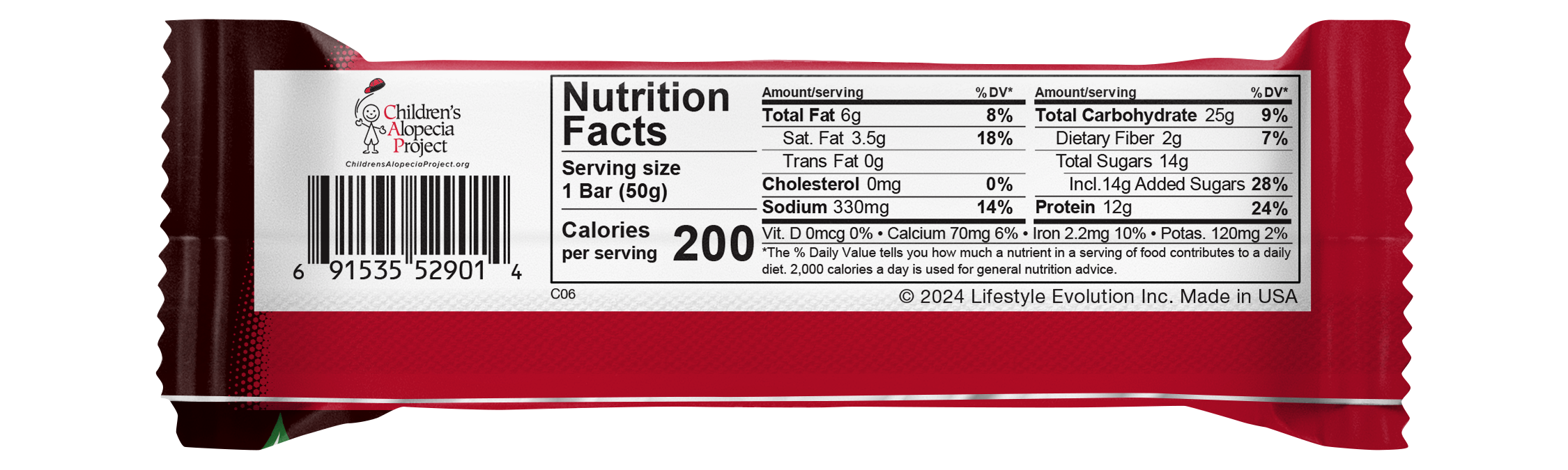 NuGo Dark Chocolate Pretzel Bar 50g, 12g Protein, Gluten Free, No Palm Oil, Pack of 12 pcs