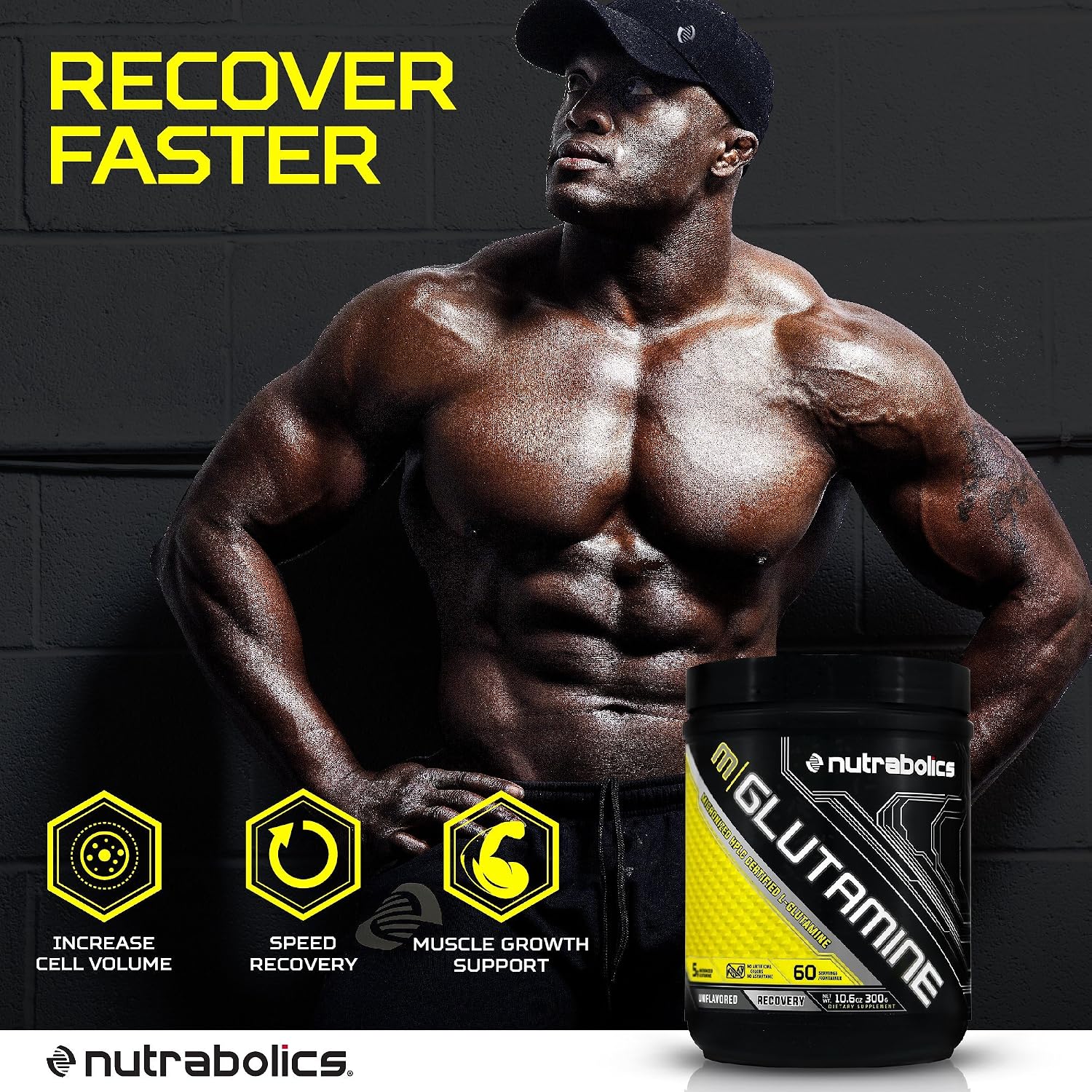 Nutrabolics Glutamine Unflavored 300 g