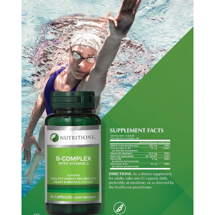 Nutritionl B-Complex With Vitamin C Caps 30's