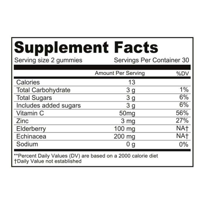 Nutritionl Immunity Adult Gummies 60s