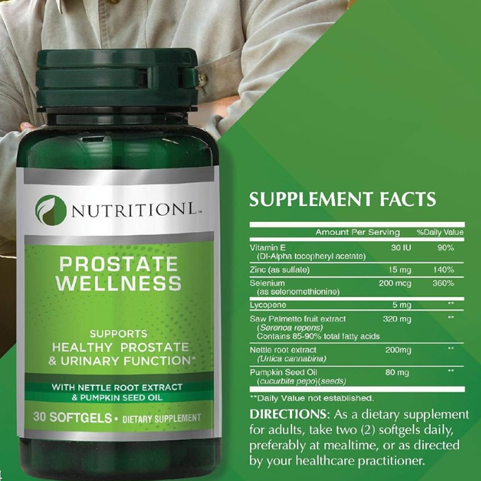 Nutritionl Prostate Welness Softgels 30's