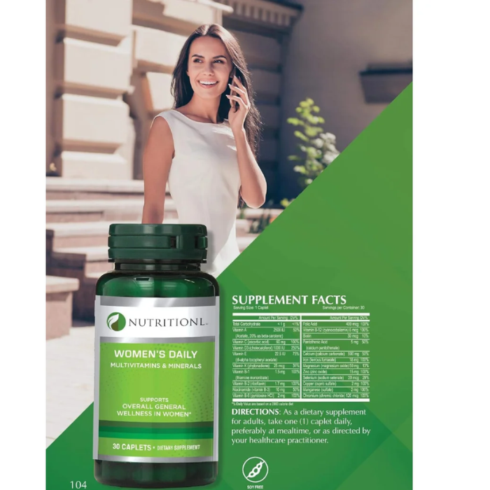 Nutritionl Womens Dailly Caplets 30's