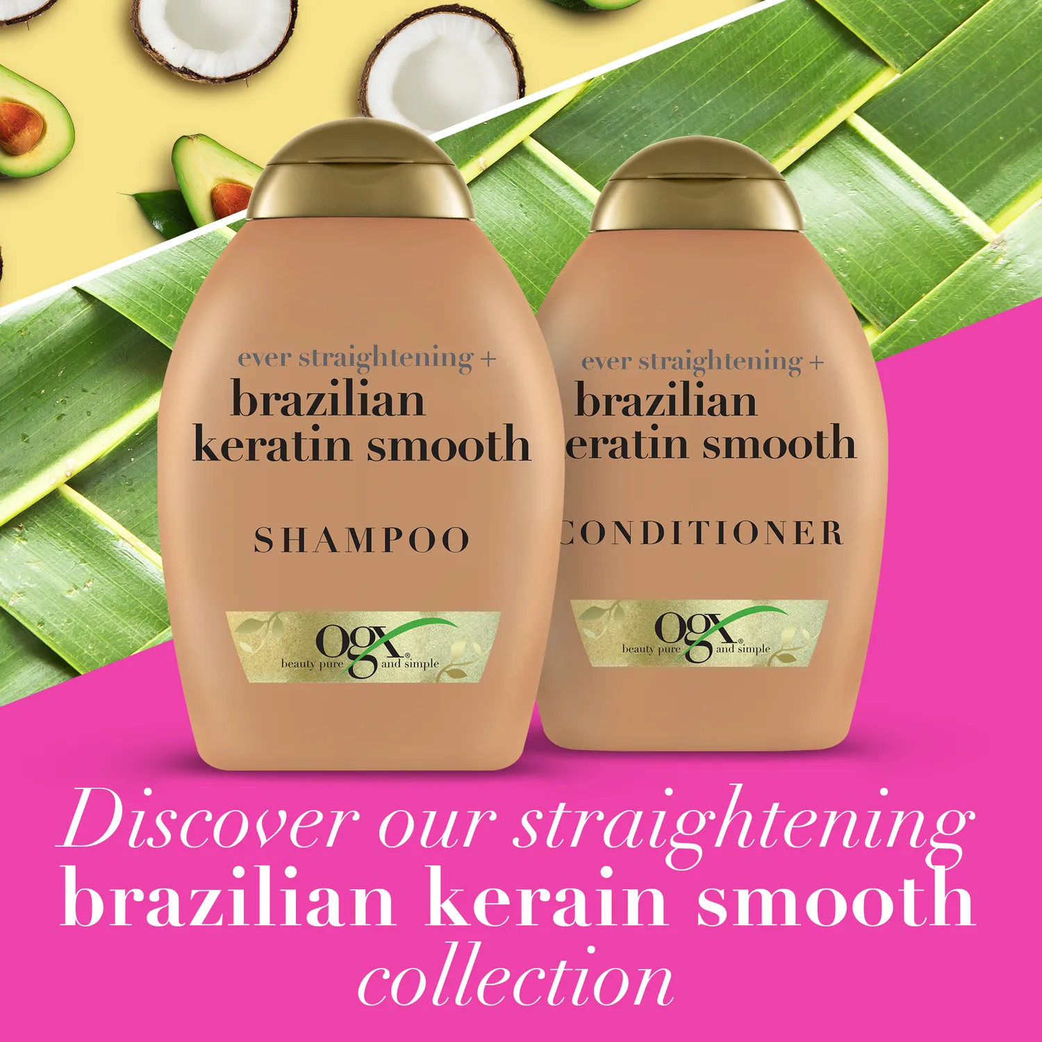 Ogx Brazilian Keratin Shampoo 385 ml Bogo Offer Pack Of 2