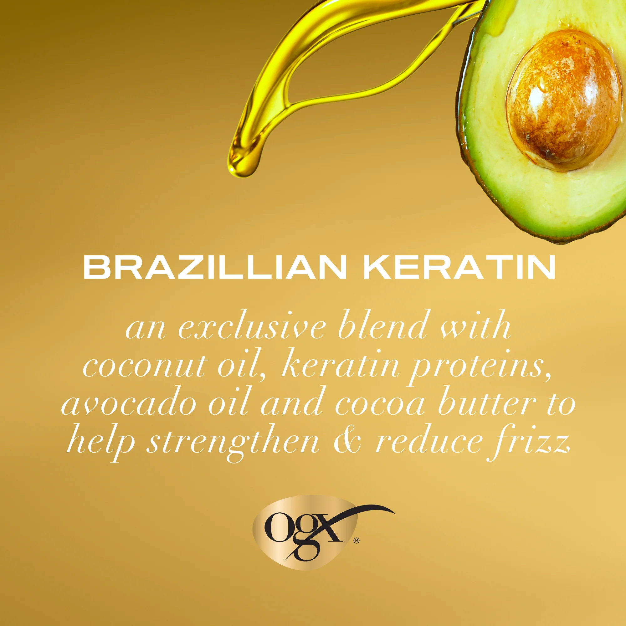 OGX Brazilian Keratin Smooth Hair Mask 300ml