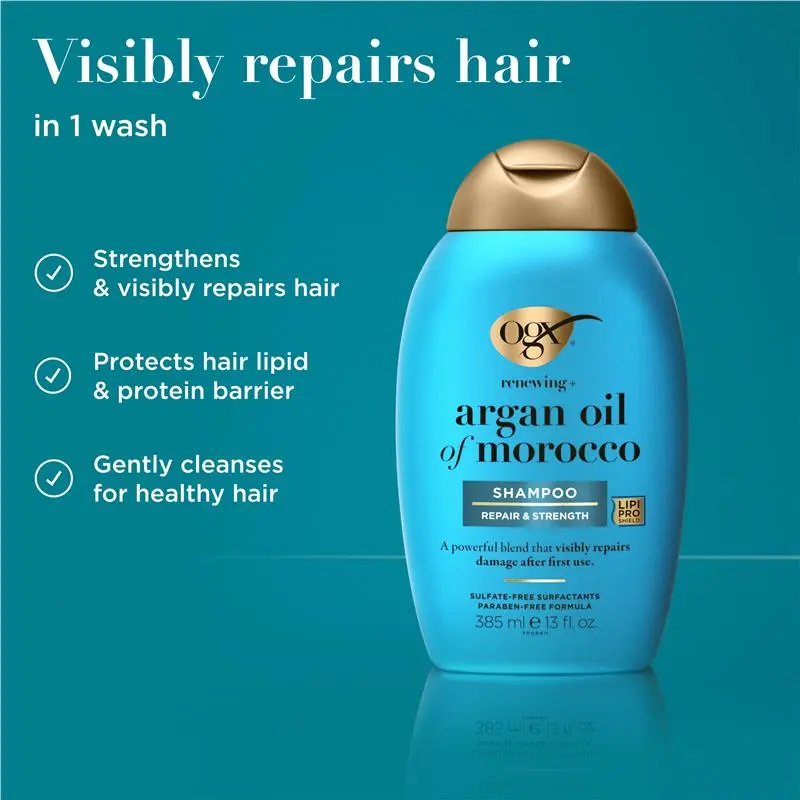 OGX Hydrate & Revive Argan Oil of Morocco Extra Strength Shampoo & Conditioner Combo – 385ml Each