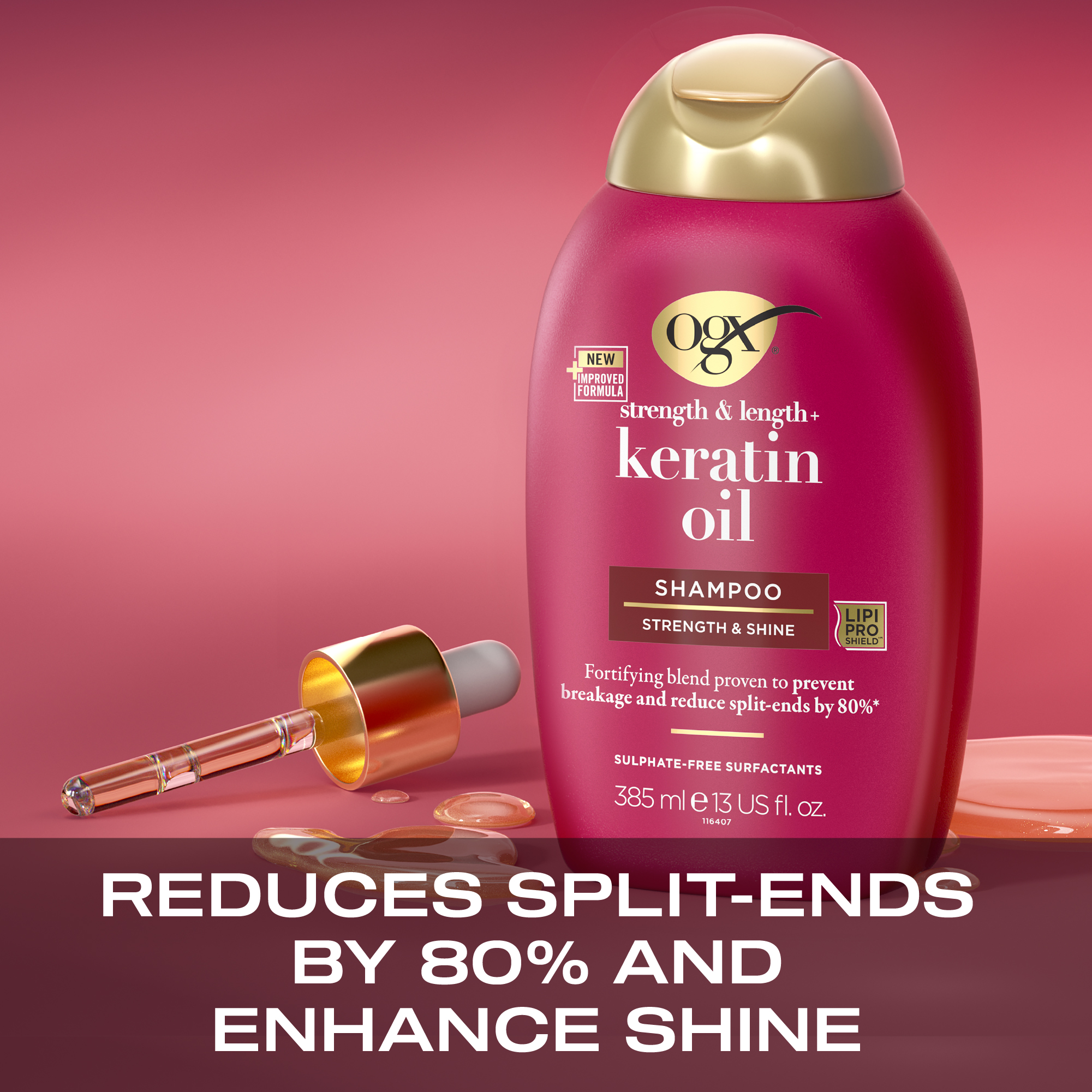 Ogx Keratin Oil Shampoo 385 ml