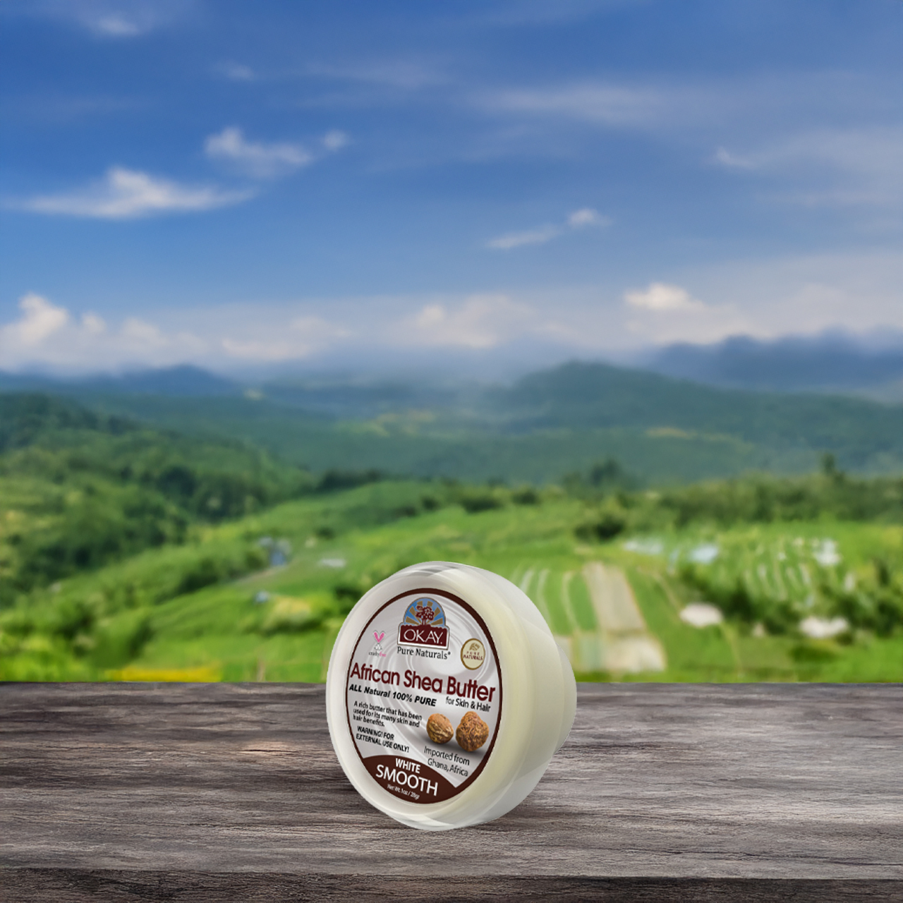 Okay Pure African Shea Butter 28g