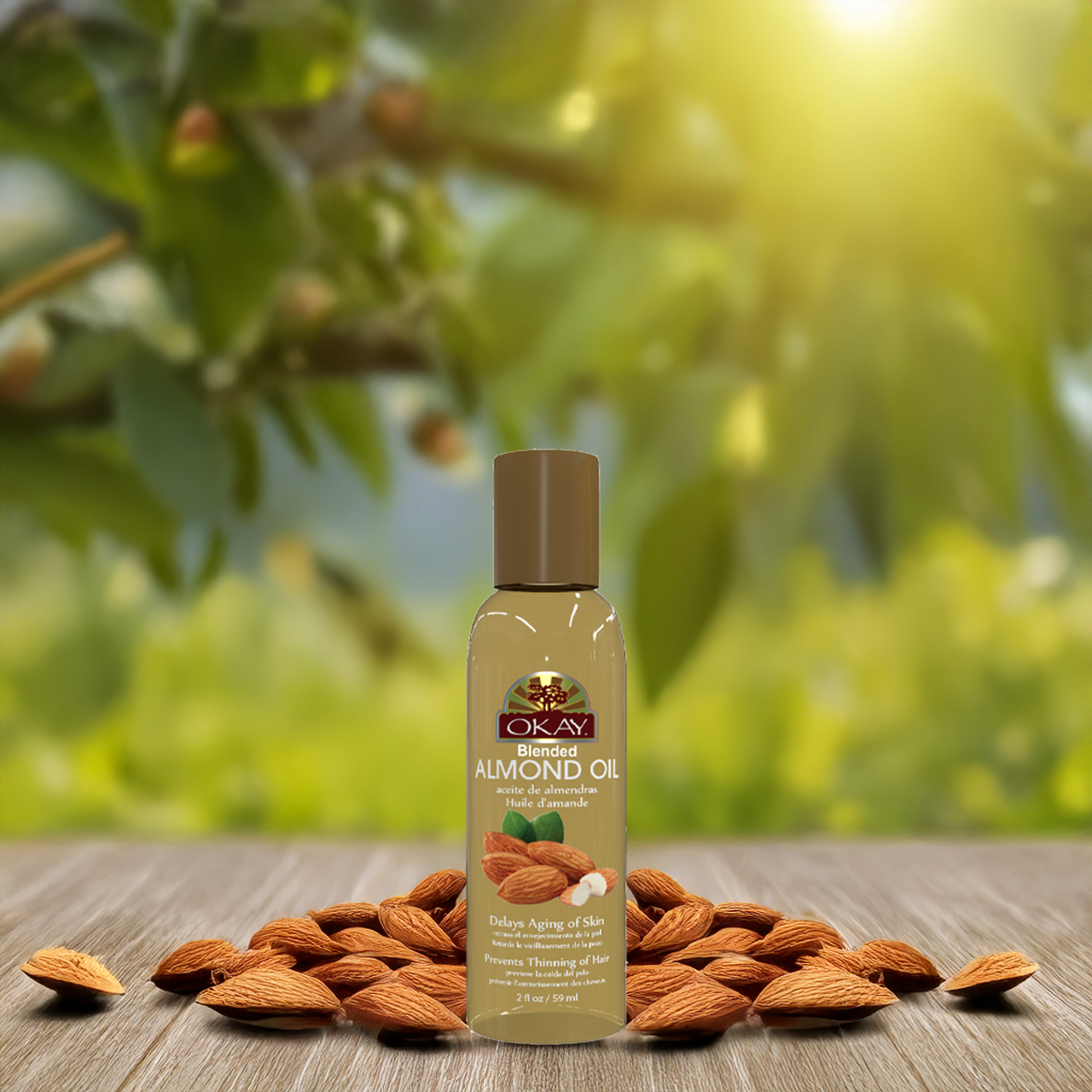 Okay Pure Almond Oil For Skin & Hair 59ml
