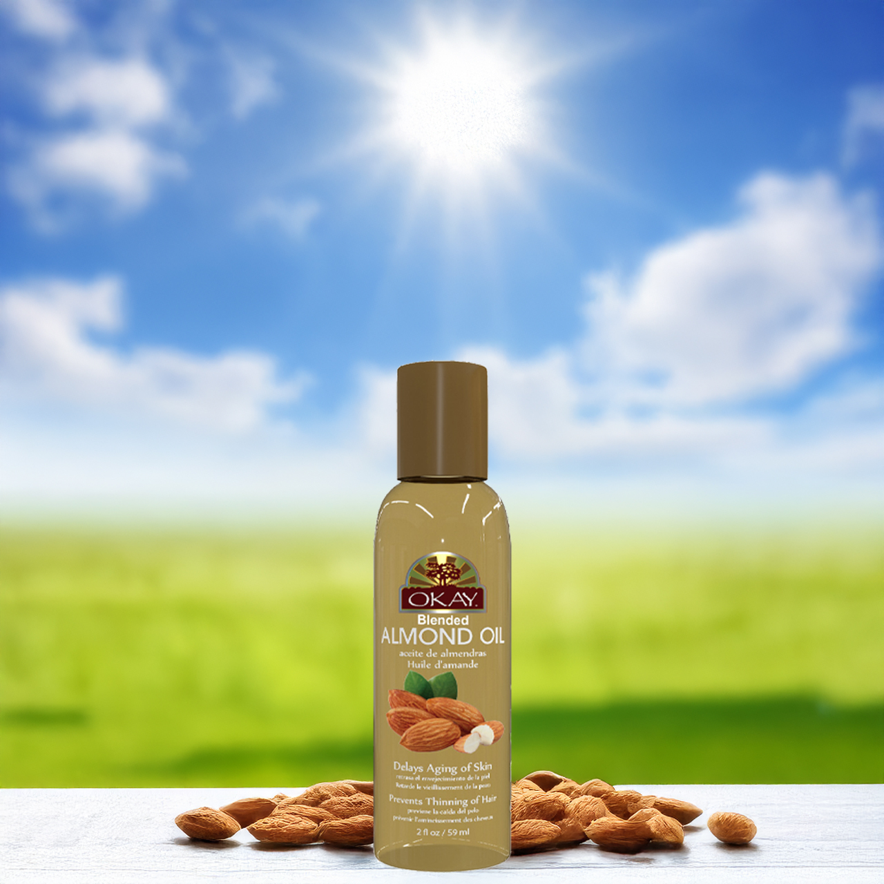 Okay Pure Almond Oil For Skin & Hair 59ml