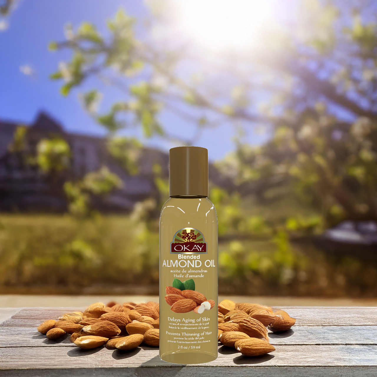 Okay Pure Almond Oil For Skin & Hair 59ml