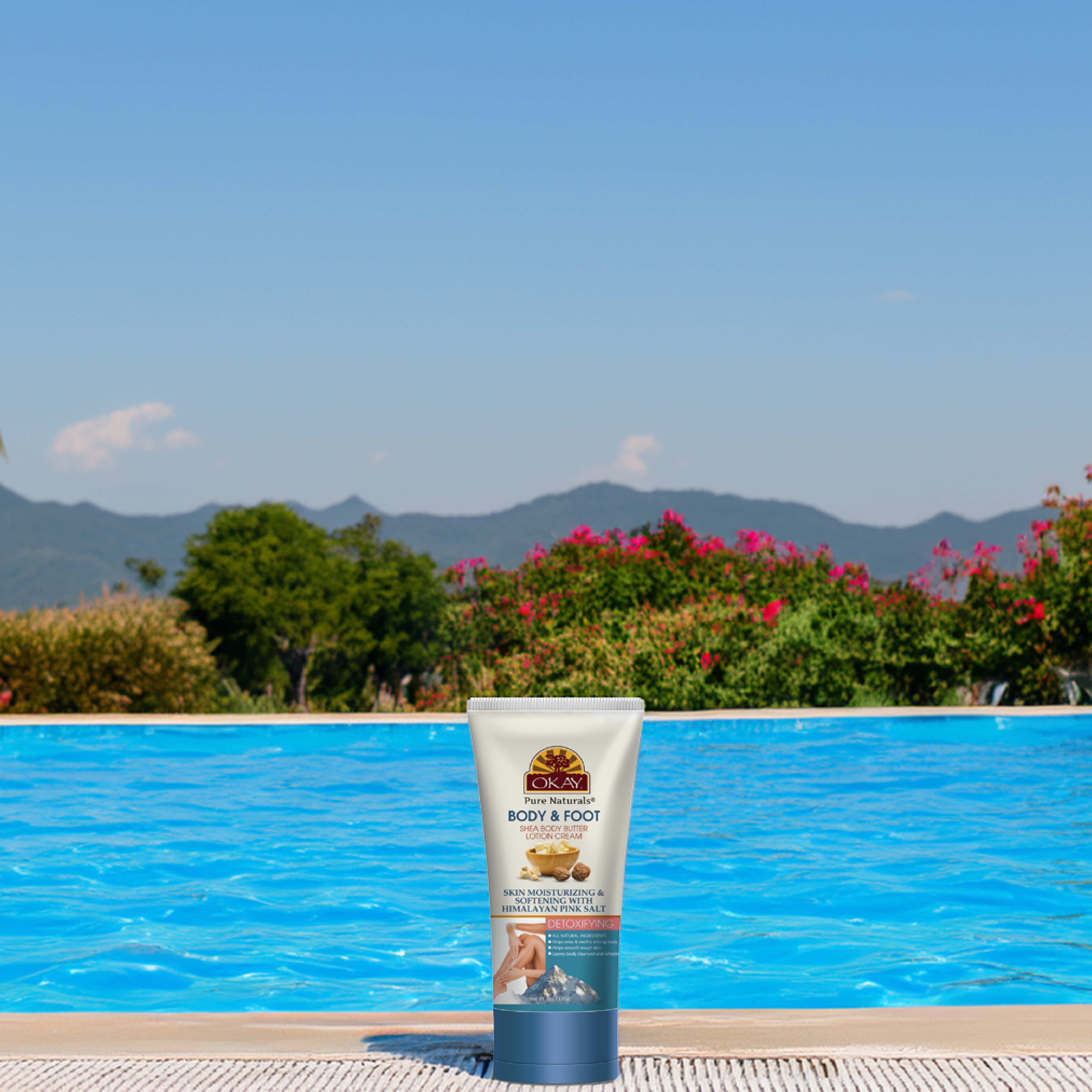 Okay Pure Body & Foot Shea Butter Lotion Cream 170g