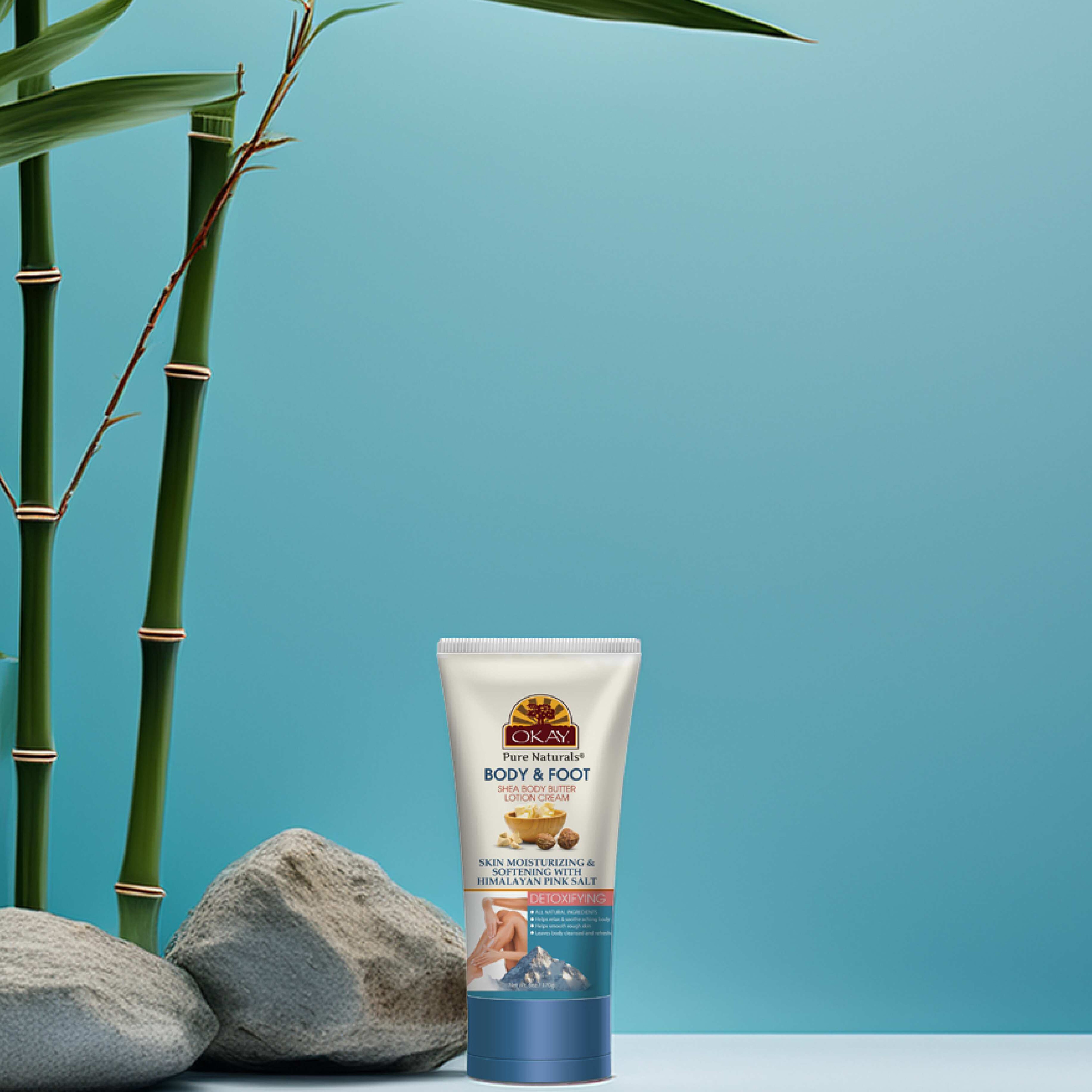 Okay Pure Body & Foot Shea Butter Lotion Cream 170g
