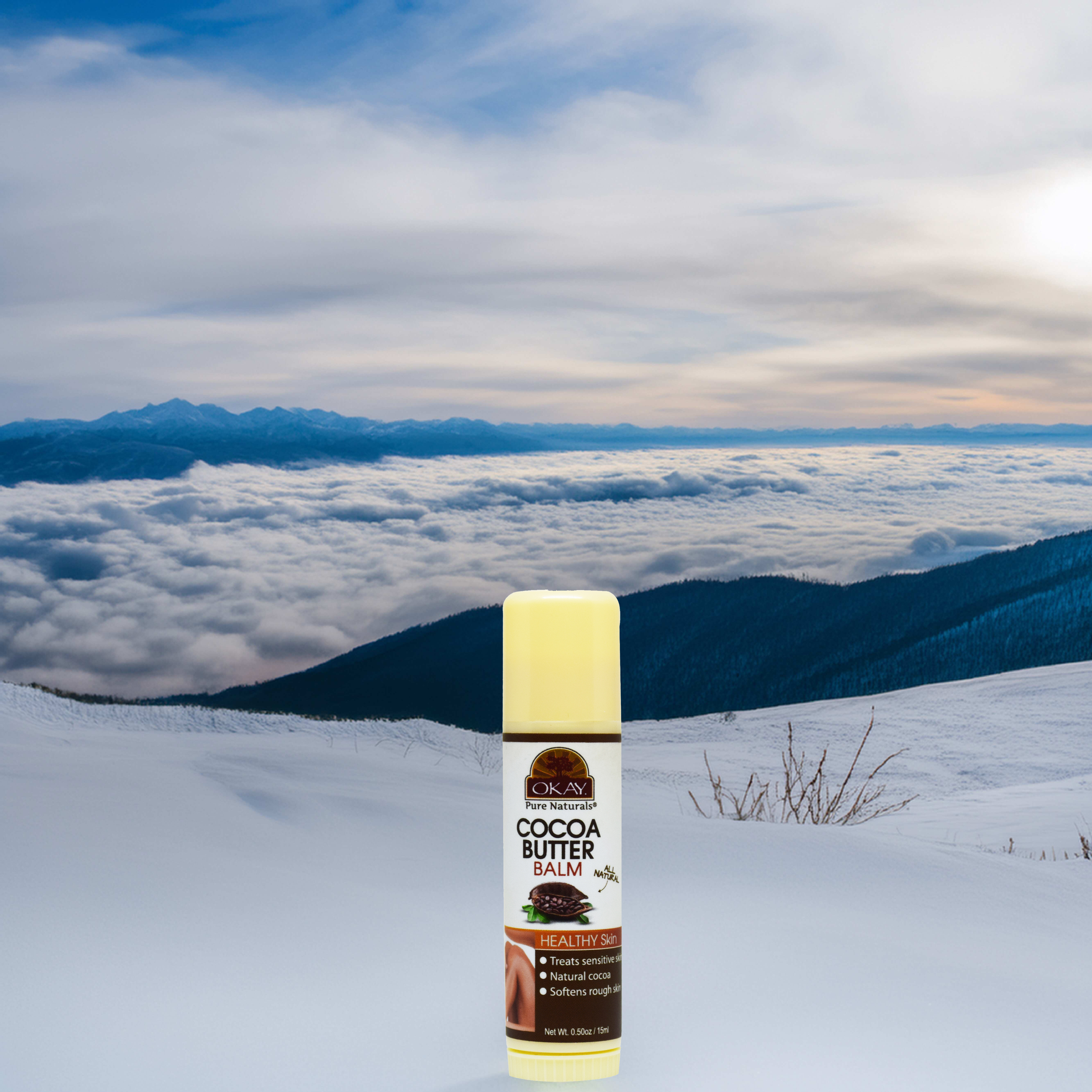 Okay Pure Cocoa Butter Balm Tube Stick 15ml