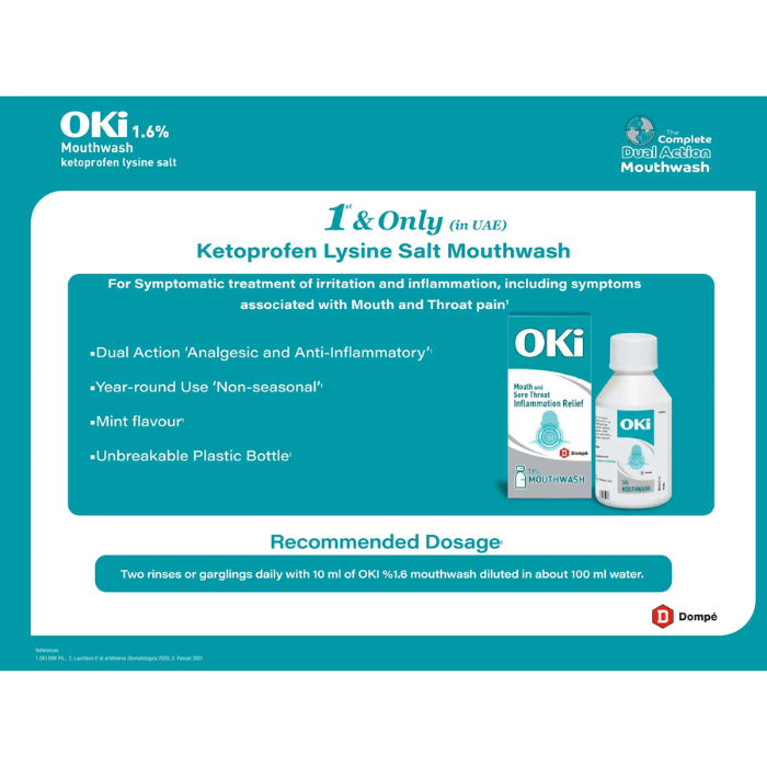Oki 1.6% Mouthwash 150ML