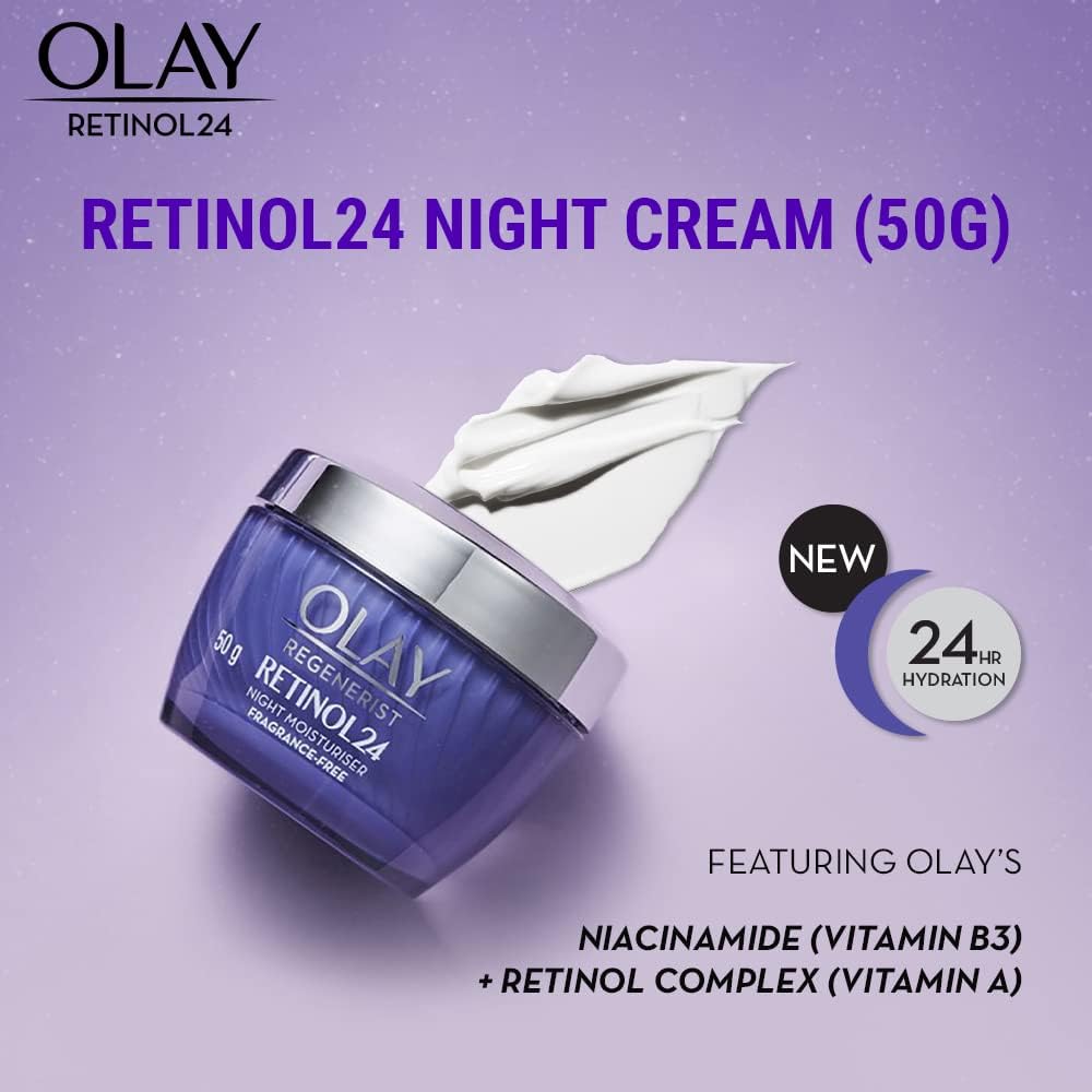 Olay Regenerist Retinol 24 Moisturiser Cream 50 Gm