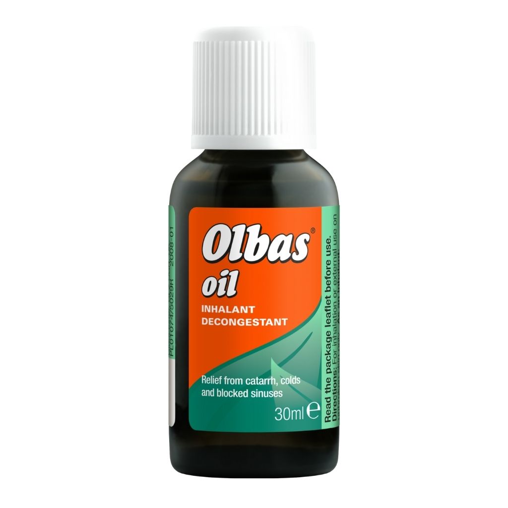 Olbas Inhalant Decongestant Oil, Natural Vapour Relief for Blocked Nose, Cold & Sinus Congestion, 30ml