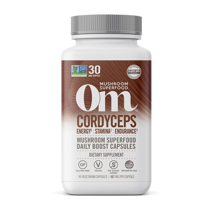 فطر سوبر فود من Om Cordyceps - عدد 90 كبسولة نباتية