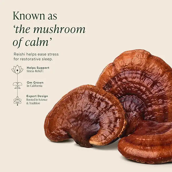 فطر سوبر فود من Om Reishi - عدد 90 كبسولة نباتية