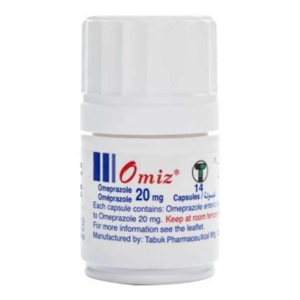 Omiz 20mg Capsule (Hard Gelatin) 14s