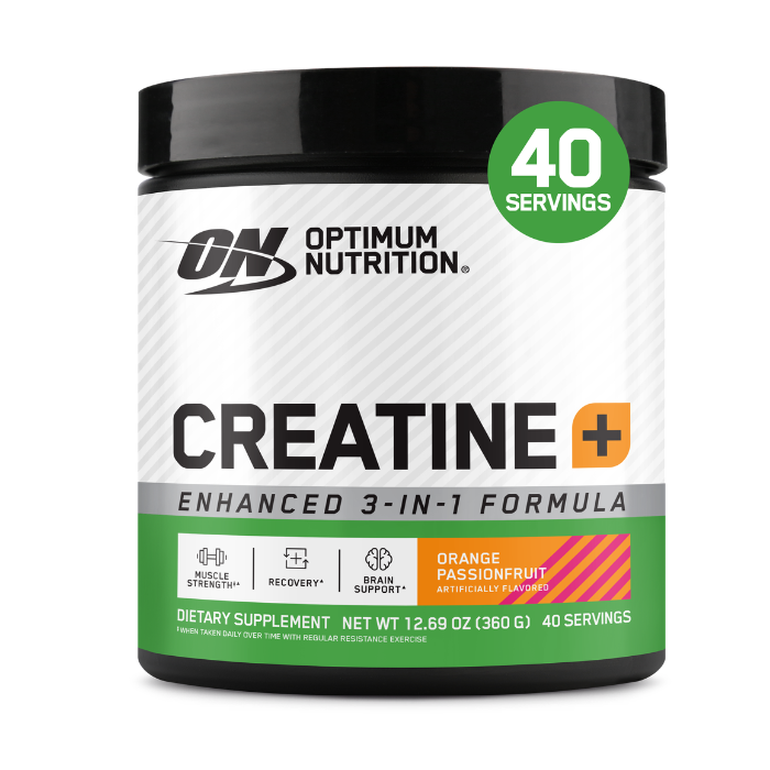 Optimum Nutrition Creatine Powder, Orange Passionfruit, 360 g, 40 Servings
