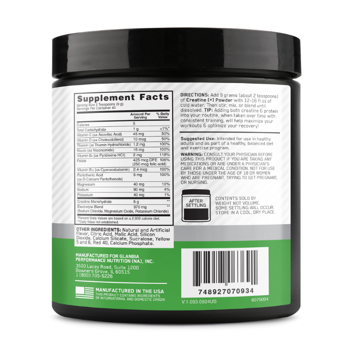 Optimum Nutrition Creatine Powder, Orange Passionfruit, 360 g, 40 Servings
