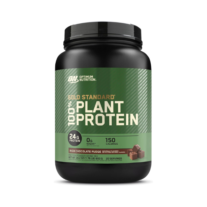 أوبتيموم نيوترشن جولد ستاندرد 100% بروتين نباتي بنكهة الشوكولاتة 1.76 رطل