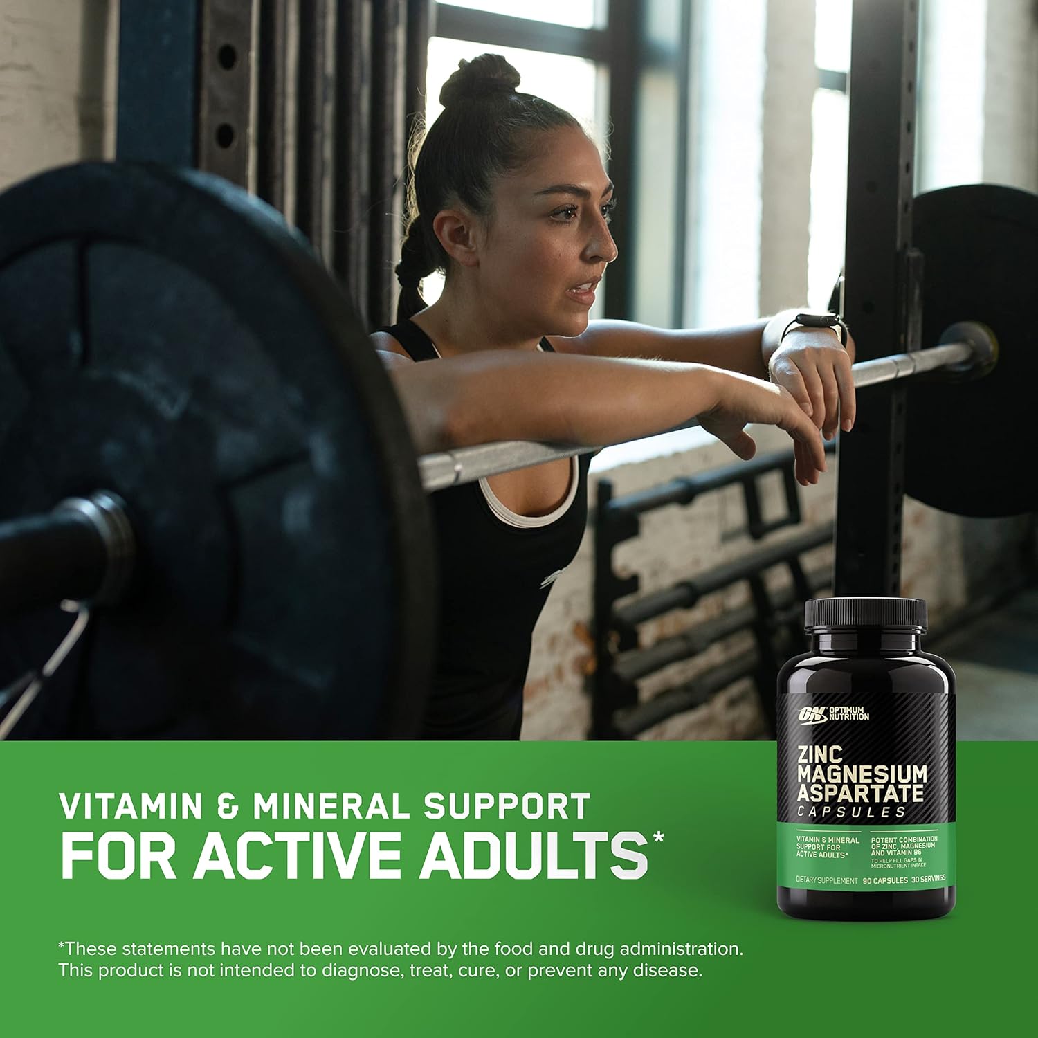 Optimum Nutrition Zinc Magnesium Aspartate Capsule 90s