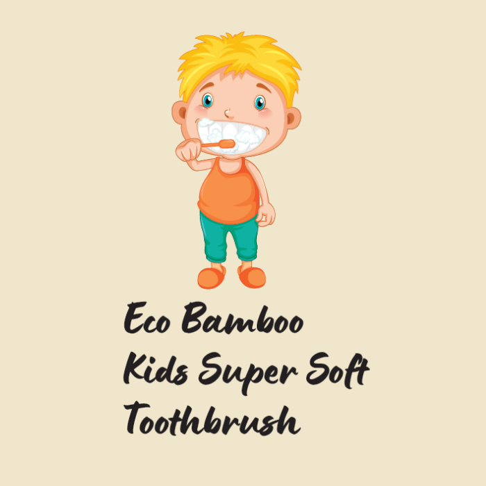 Oradent Eco Kids Toothbrush Super Soft White 1s