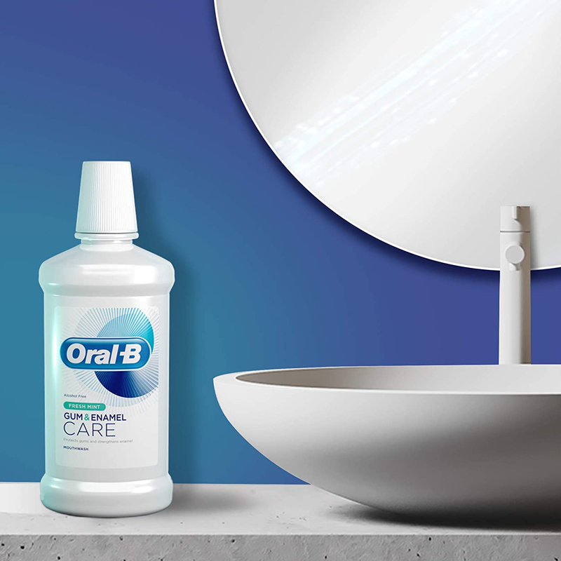 Oral-B Gum & Enamel Care Fresh Mint Mouthwash 500 ml 30362