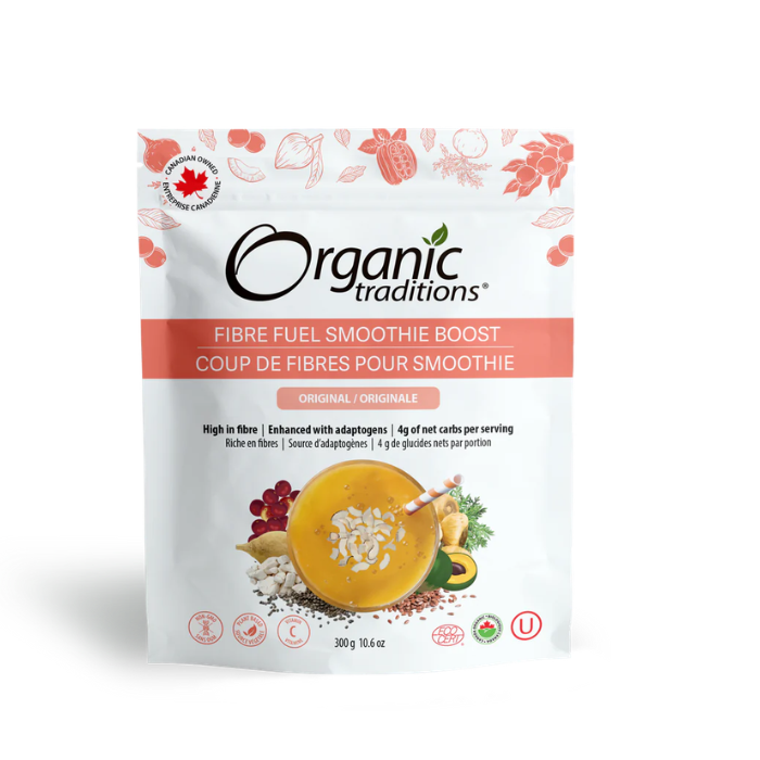 Organic Traditions Fiber Fuel Smoothie Boost Original 300g
