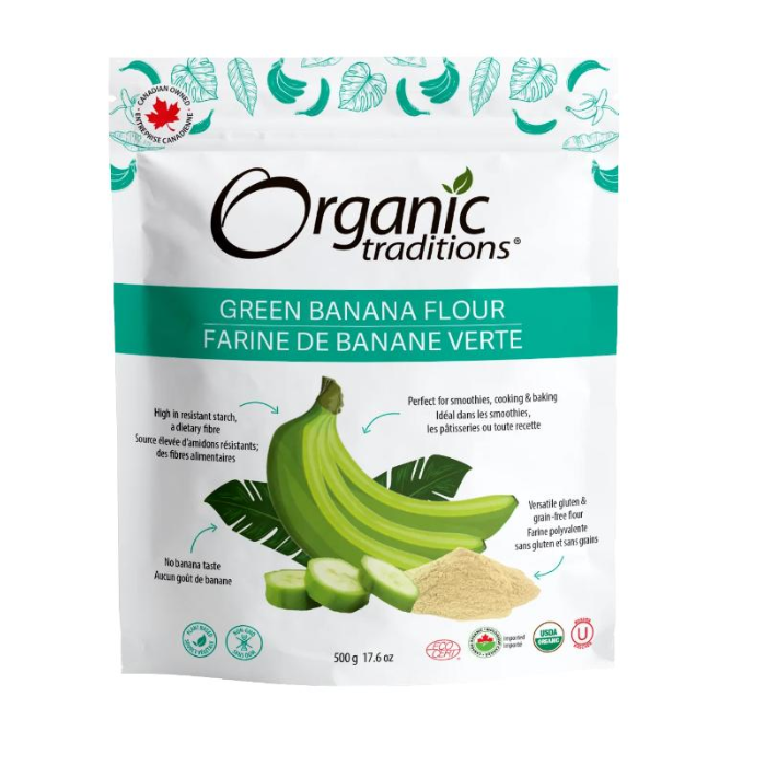 Organic Traditions Green Banana Flour 500 g