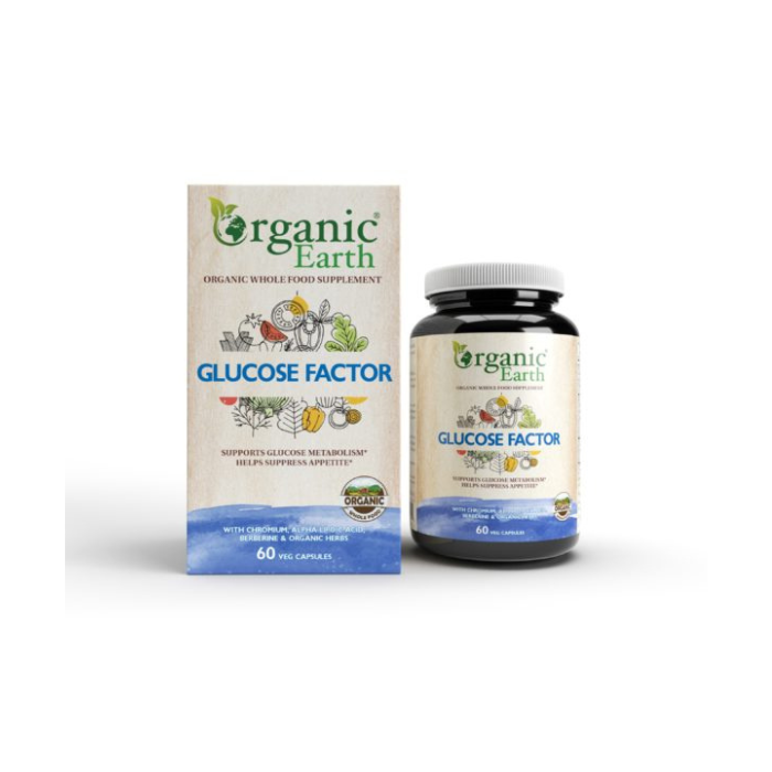 Organic Earth Glucose Factor V-Capsules 60s