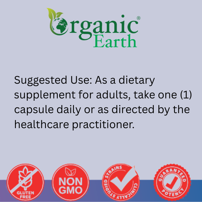 Organic Earth Probiotics Extra Strength Veg Capsules 30's