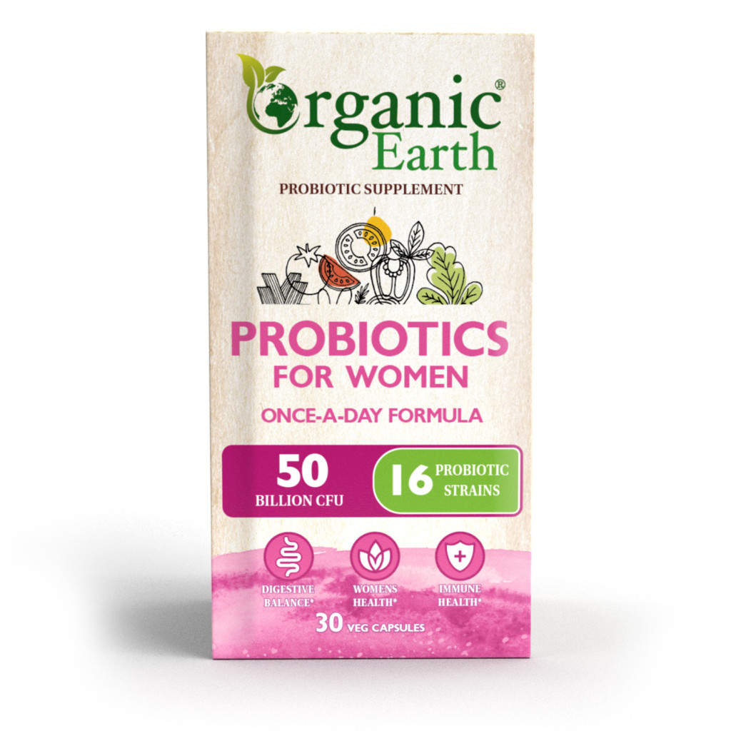 Organic Earth Probiotics For Women Cap 30s