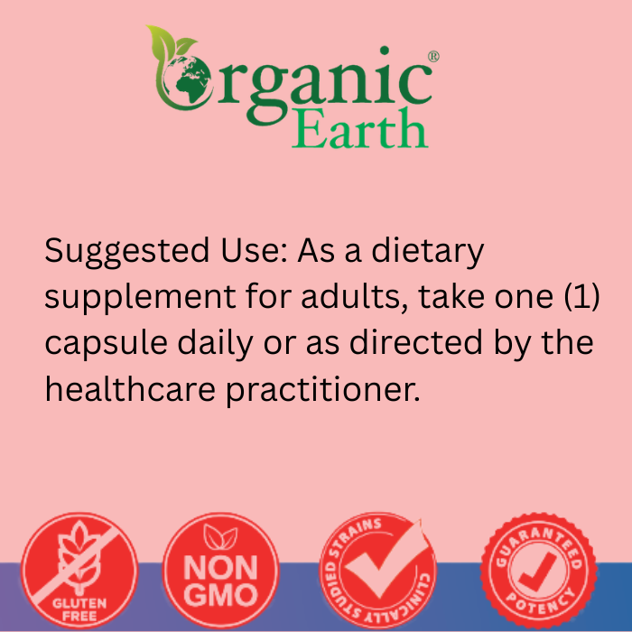 Organic Earth Probiotics Once Daily Veg Capsules 30s