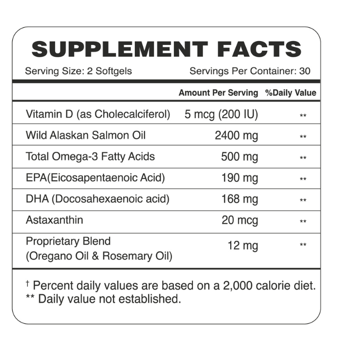Organic Earth Puremega Fish Oil Softgel 60s