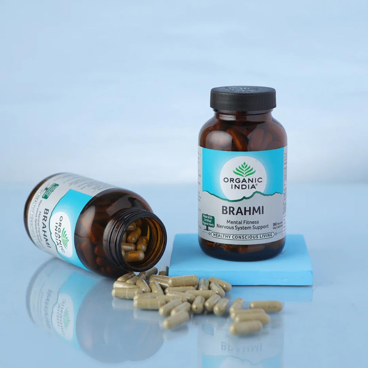 Organic India Brahmi Brain & Nervous System Support Capsule 90's