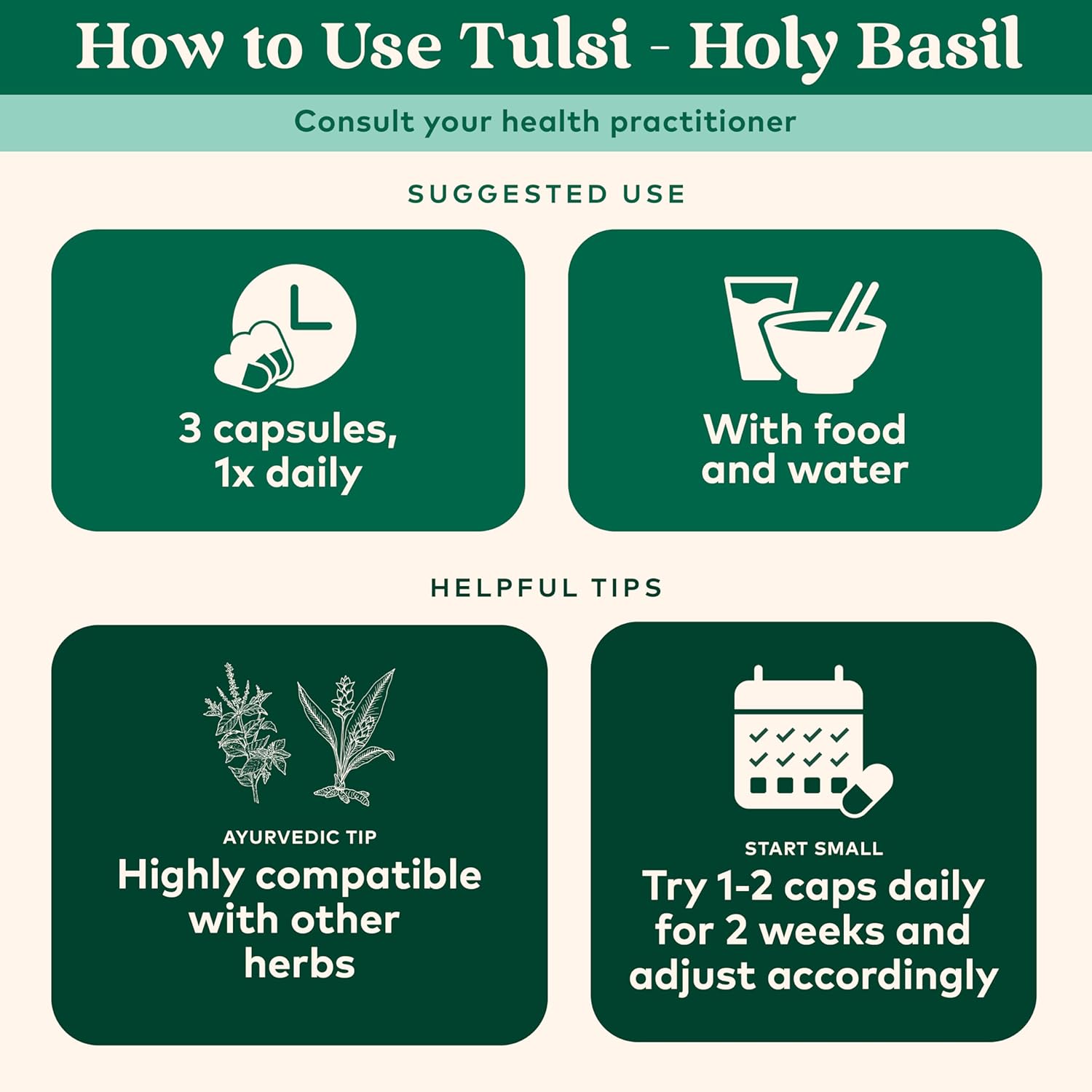 Organic India Tulsi - Holy Basil 90 Capsules