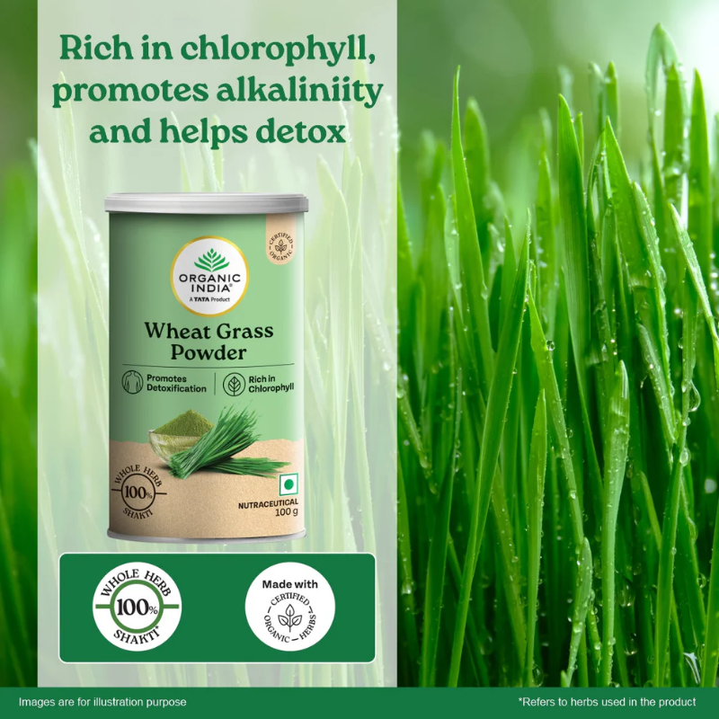 Organic India Wheat Grass Powder 100g