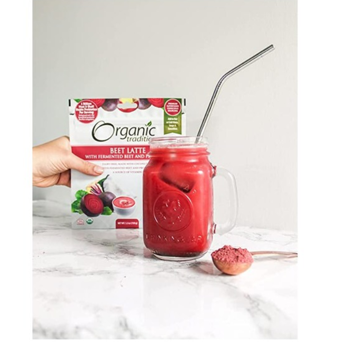 Organic Traditions Beet Latte With Fermented Beet & Probiotic 150 g