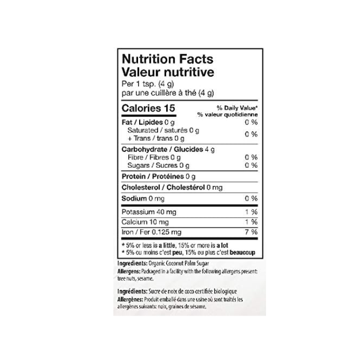 Organic Traditions Coconut Palm Sugar 227 g