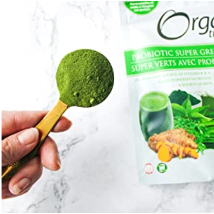 Organic Traditions Probiotic Super Greens With Turmeric 100g