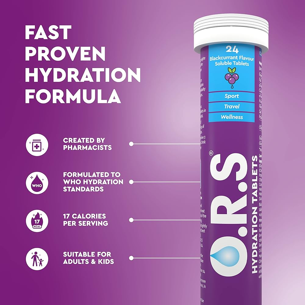 ORS Soluble Tablets 24's Blackcurrent