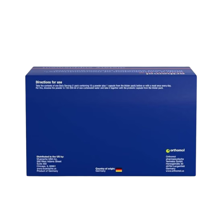 Orthomol Immun Pro Powder Capsules, Immune Support with Vitamins, Minerals and Probiotics