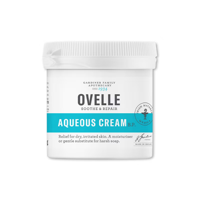 Ovelle Aqueous Cream BP - Fragrance-Free Emollient Moisturizer for Dry, Sensitive, Eczema-Prone Skin - 100g